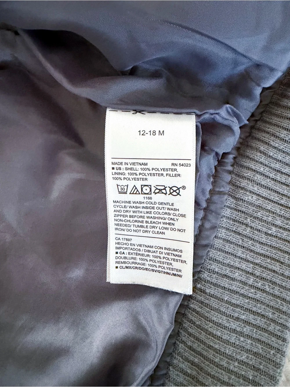 Old Navy Gray Zip-Up Fleece Hoodie
